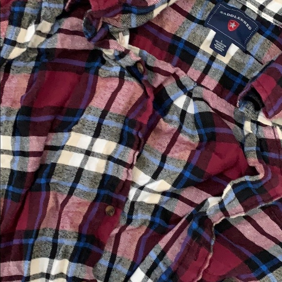 Saddle Ridge button plaid - Picture 2 of 2